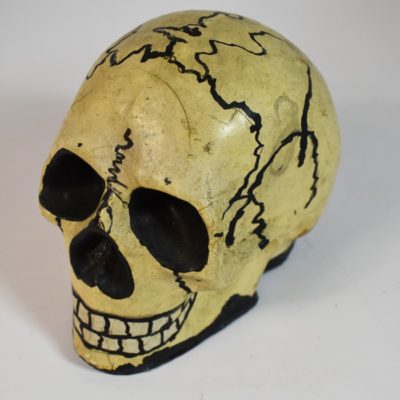 Paper Mache Skull circa 1920