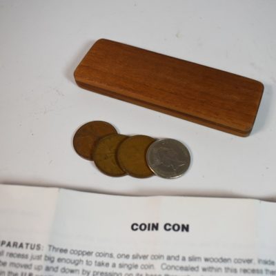 Alan Warner Coin Con from his teakwood series.