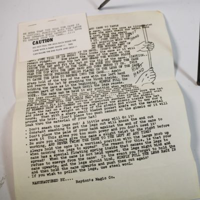 Roydon Cane and Newspaper to table: 1950’s scarce - Image 5