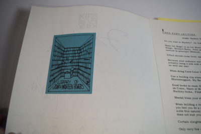 Fred Kaps Lecture Notes Package: One signed! - Image 3
