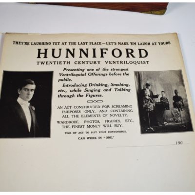 Hunniford the Magician and Ventriloquist Demuth Milk Bottle - Image 2