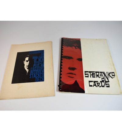 Original Steranko on Cards from 1960 and Steranko and Amalgam of New Effects Plus and Exclusive Interview Stacked Deck