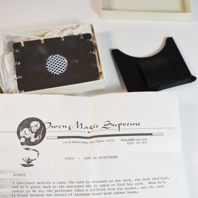 Owen Magic Card In Pocketbook: no longer available from Owen