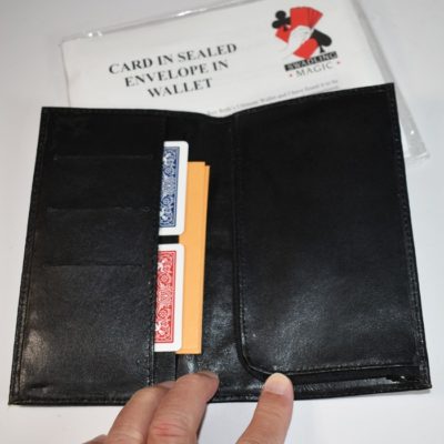 Bob Swadling Card in Sealed Envelope in Wallet (in zippered compartment) - Image 2