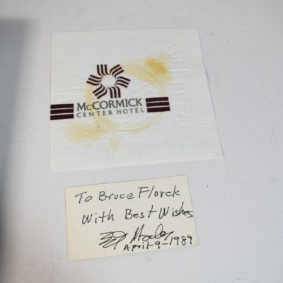 Ed Marlo Mint #1. Impossible to find with Marlo signed business card and Marlo signed prediction! - Image 4
