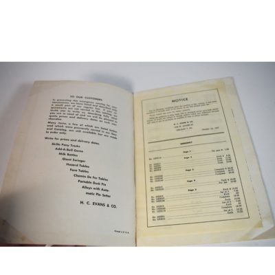 H. C. Evans circa 1945 Gambling Catalog of Straight and Crooked Gambling Devices - Image 3