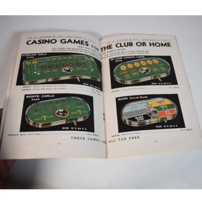 H. C. Evans circa 1945 Gambling Catalog of Straight and Crooked Gambling Devices - Image 8