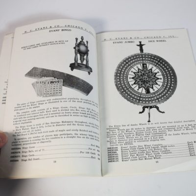 H. C. Evans circa 1945 Gambling Catalog of Straight and Crooked Gambling Devices - Image 9