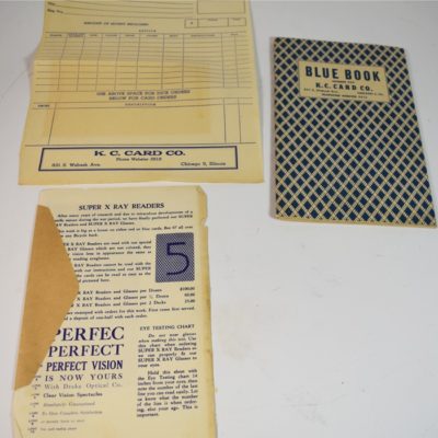 K. C. Card Co. Blue Book #432 circa 1940's Gaffed and Straight gambling items - Image 4