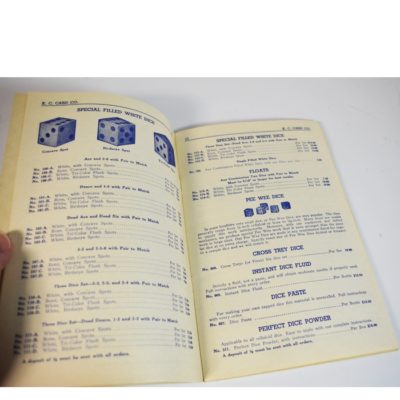 K. C. Card Co. Blue Book #432 circa 1940's Gaffed and Straight gambling items - Image 6