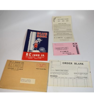 K C Card Company 1960 Straight and Crooked Gambling Catalog complete