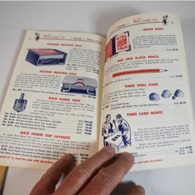 K C Card Company 1960 Straight and Crooked Gambling Catalog complete - Image 5