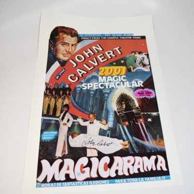 John Calvert Autographed Magicarama Poster