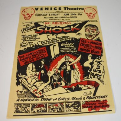 Dr. Brundell Spook Show mini Poster