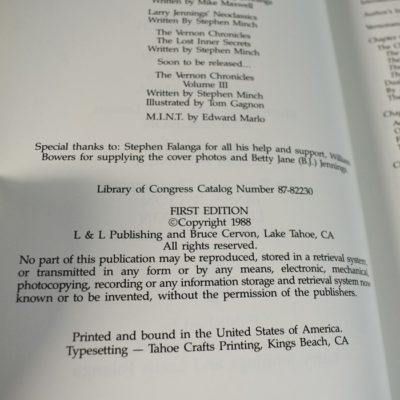 The Vernon Chronicles Volumes 1-3 all first editions and first prints - Image 5