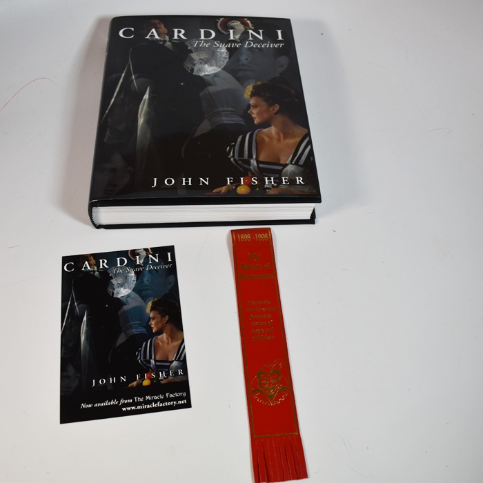 Cardini The Suave Deceiver 2007 Miracle Factory with special 100th Ann. Davenport bookmark and postcard - Image 3