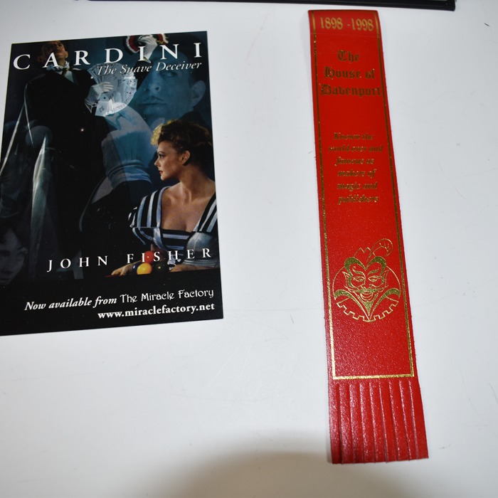 Cardini The Suave Deceiver 2007 Miracle Factory with special 100th Ann. Davenport bookmark and postcard - Image 4