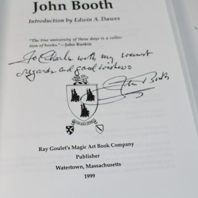 Keys To Magic's Inner World: John Booth signed by the author: a wonderful look at magic collecting and the collectors - Image 2