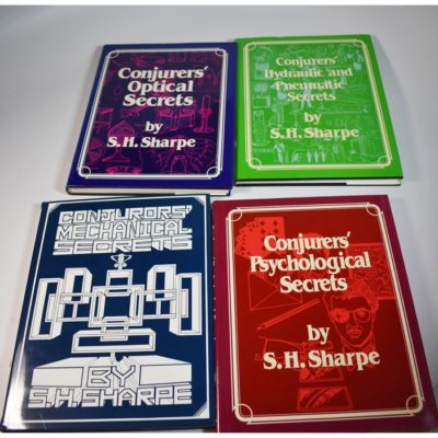 Conjurer's Optical, Hydraulic and Pneumatic, Psychological, and Mechanical Secrets: the 4 book series from SH Sharpe