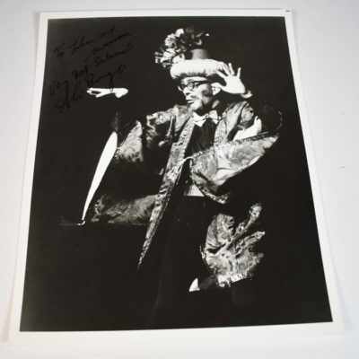 Ali Bongo signed 8x10