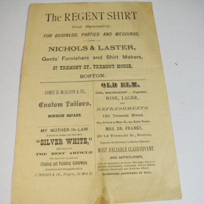 Robert Heller: Heller's Wonders Program 1877 Boston Horticultural Hall :very rare: spiritualism included! - Image 5