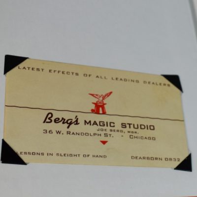 The Berg Book: first edition with vintage Berg Business card tipped in - Image 2