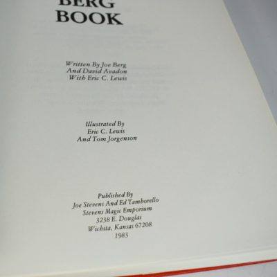 The Berg Book: first edition with vintage Berg Business card tipped in - Image 3