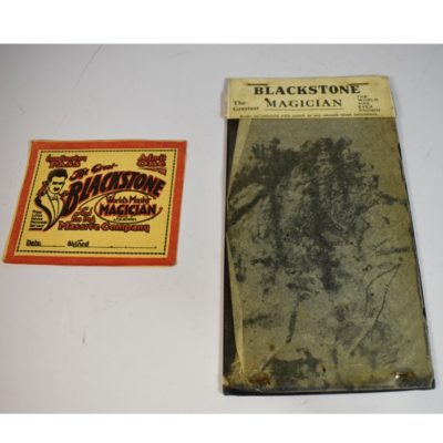 Blackstone Sr. 1923 Repeat Pad Calendar (rare) with a Blackstone Sr. comp pass to the show