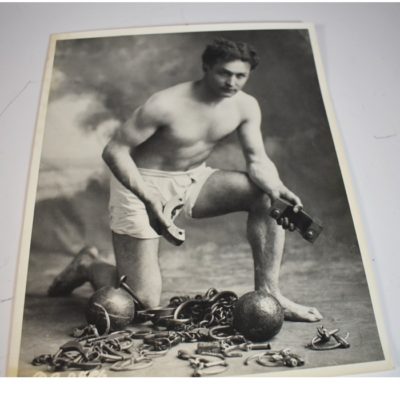 Houdini Vintage photo produced by Joe Berg’s son