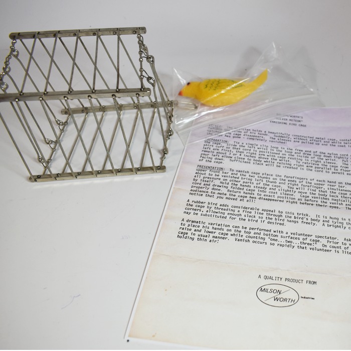 Milson Worth Silver Meteor Vanishing Bird Cage - Image 3