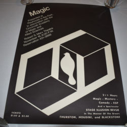 The first Playhouse in the Park Magic Show poster: Ken  Klosterman  circa 1970's?