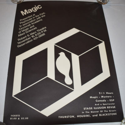 The first Playhouse in the Park Magic Show poster: Ken  Klosterman  circa 1970's? - Image 2