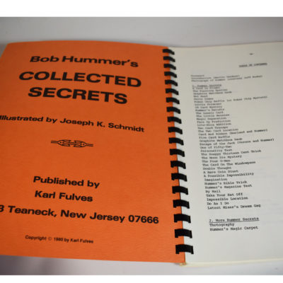Bob Hummer's Collected Secrets by Karl Fulves 1980 - Image 2