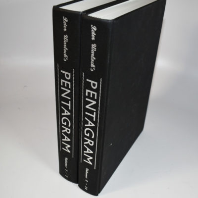 Peter Warlocks Pentagram in two large format books