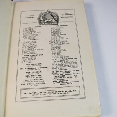 Elliott's Last Legacy: Card tricks and Conjuring: Houdini 1923 - Image 5