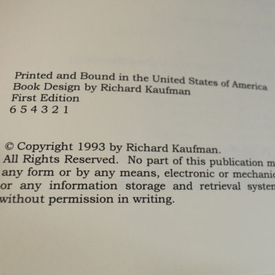 Secrets Draun From Underground: 1993 first edition: Kaufman - Image 2