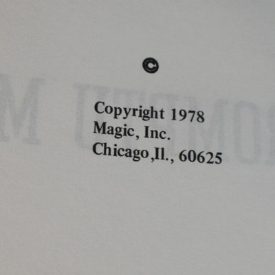 Encyclopedia of Impromptu Magic: Martin Gardner 1978 - Image 2