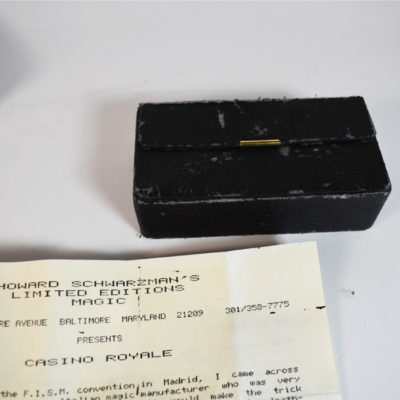 Schwarzman's Limited Edition Casino Royale large version: imported from Italy 1986 scarce! - Image 2