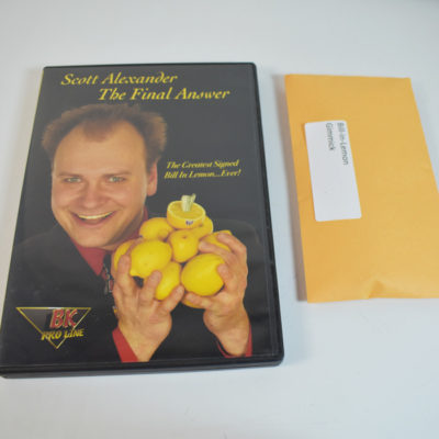 The Original Scott Alexander's Final Answer: The Greatest Signed Bill In Lemon Ever!