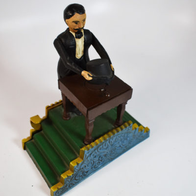 Book of Knowledge Magician Cast Metal Bank - Image 3