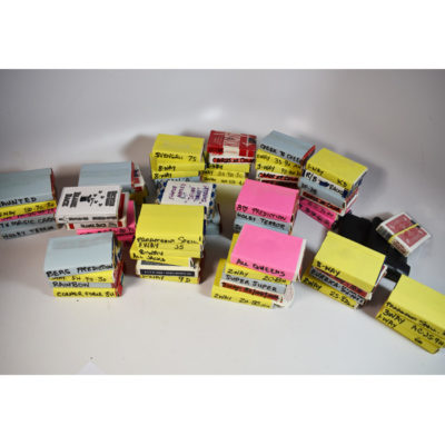 70 decks of gimmicked cards