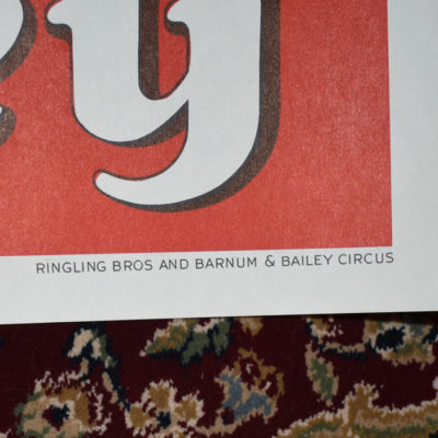 Original late 1950's Ringling Barnum and Baily  Circus Poster - Image 4