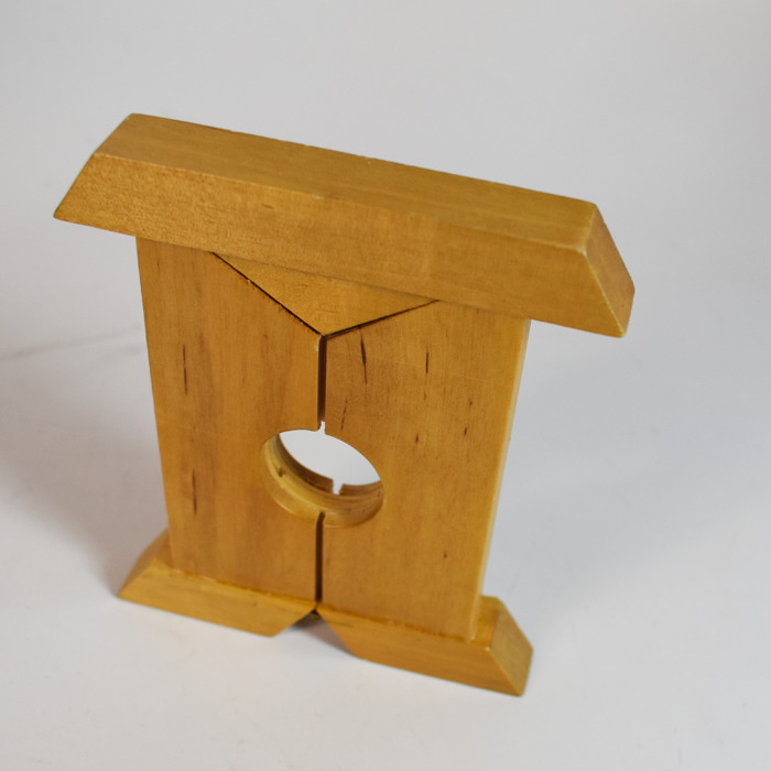 Impossible wooden finger chopper (ala Clarence Miller