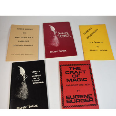 5 Eugene Burger Publications: One signed