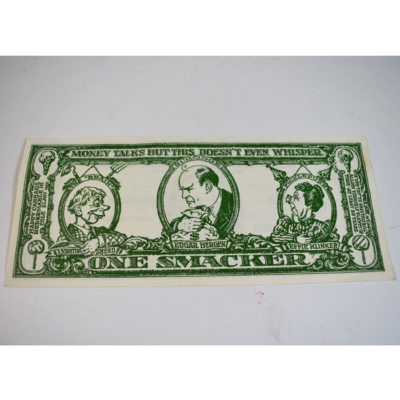 Charlie McCarthy Mazuma Bill signed by Edgar Bergen and "Charlie" - Image 2