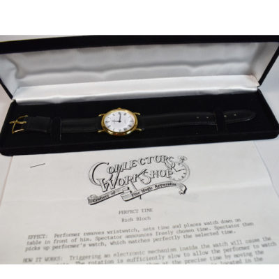 The Original Perfect Time: this one has Rich Bloch's name on the face of the watch! 1993 mint! Plus the Perfect Gimmick! - Image 5