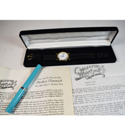 The Original Perfect Time: this one has Rich Bloch's name on the face of the watch! 1993 mint! Plus the Perfect Gimmick!