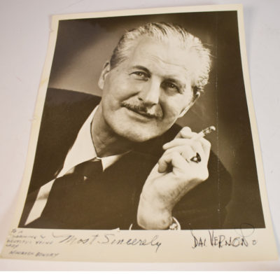 Dai Vernon signed 8x10