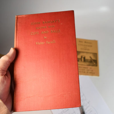 John Ramsay's Routine with Cups and Balls (inscribed by Ramsay) and Cylinder and Coins: both by Victor Farelli - Image 4