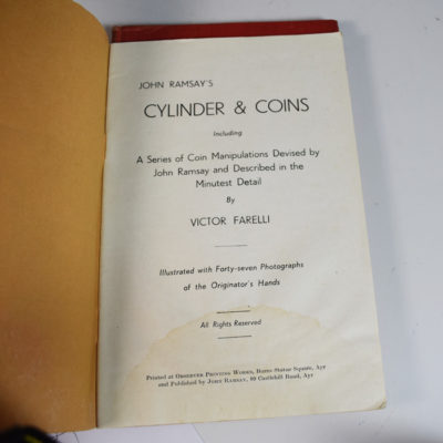 John Ramsay's Routine with Cups and Balls (inscribed by Ramsay) and Cylinder and Coins: both by Victor Farelli - Image 6
